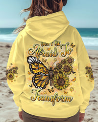 DON'T BE AFRAID TO TRANSFORM BUTTERFLY ALL OVER PRINT - YHDU2001254