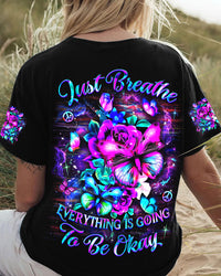 JUST BREATHE BUTTERFLY ALL OVER PRINT - YHDU0304253
