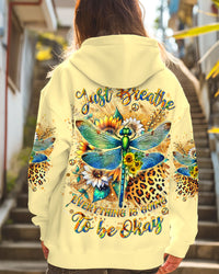 JUST BREATHE DRAGONFLY ALL OVER PRINT - YHDU1107241