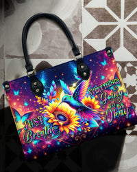 JUST BREATHE BUTTERFLY LEATHER HANDBAG - YHDU2806244
