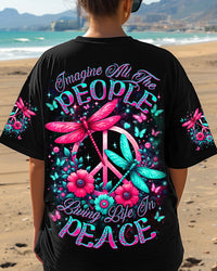 IMAGINE ALL THE PEOPLE LIVING LIFE IN PEACE ALL OVER PRINT - YHDU2403254