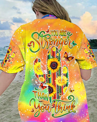 YOU ARE STRONGER THAN YOU THINK ALL OVER PRINT - YHDU2607234