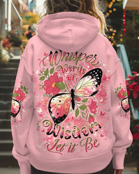 WHISPER WORDS OF WISDOM LET IT BE BUTTERFLY ALL OVER PRINT - YHDU3010243