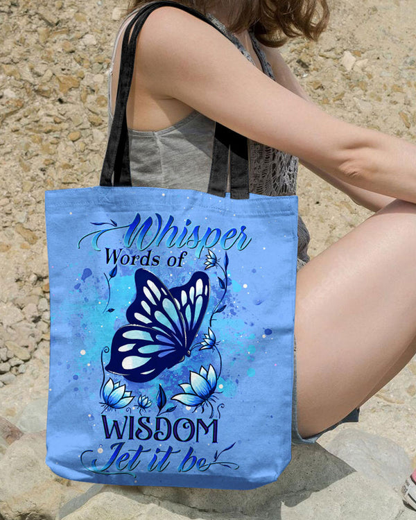 WHISPER WORDS OF WISDOM TOTE BAG - YHDU1905234