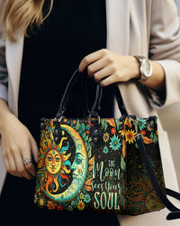 THE MOON SEES YOUR SOUL LEATHER HANDBAG - TYTM2503243