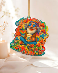 OLD HIPPIES TIE DYE ORNAMENT & KEYCHAIN - TYTM1507256