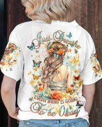 JUST BREATHE HIPPIE GIRL ALL OVER PRINT - YHDU2310234