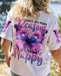 REASONS TO BE HAPPY BUTTERFLY ALL OVER PRINT - TYTM1208232