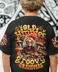 OLD HIPPIES MAKE GROOVY GRANDMAS ALL OVER PRINT - TYTM1210231