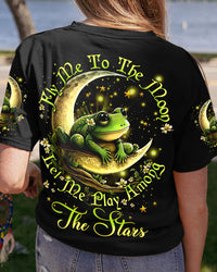 FLY ME TO THE MOON FROG ALL OVER PRINT - YHDU1406231