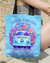 RUNNING AGAINST THE WIND TOTE BAG - YHDU2407235