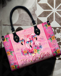 LET'S GO GIRLS FLAMINGO LEATHER HANDBAG - YHDU2603241