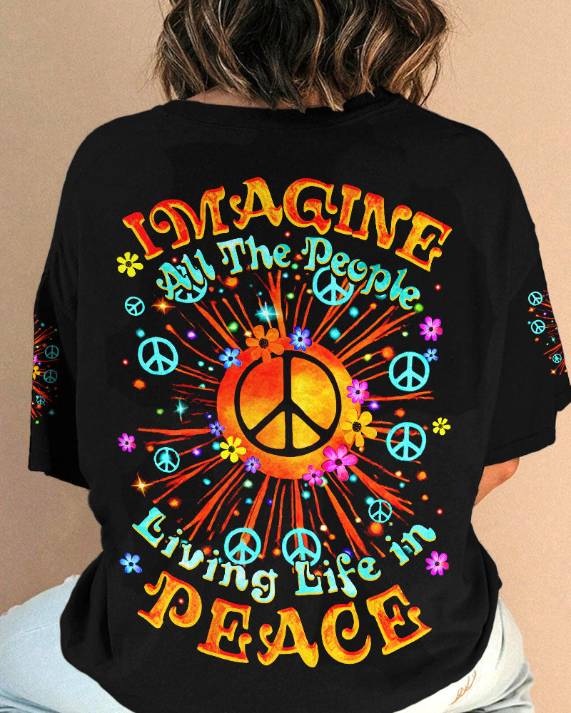 IMAGINE ALL THE PEOPLE LIVING LIFE IN PEACE SUN ALL OVER PRINT - TYTM2806242