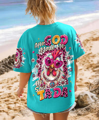 AFTER GOD MADE ME CHICKEN ALL OVER PRINT - TLHG0907261
