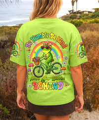 BE HUMBLE BE KIND FROG ALL OVER PRINT  - TLHG0707261