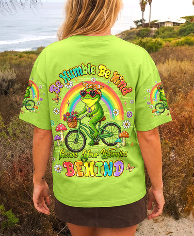 BE HUMBLE BE KIND FROG ALL OVER PRINT  - TLHG0707261