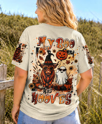 MY BOO HAS HOOVES HIGHLAND COW HALLOWEEN ALL OVER PRINT - TLHG2207262