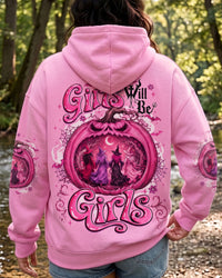GIRLS WILL BE GIRLS HALLOWEEN WITCH ALL OVER PRINT - TYQY2407263