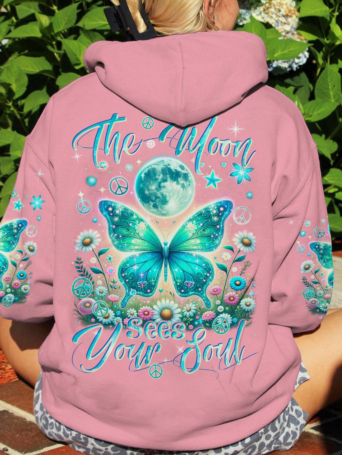 THE MOON SEES YOUR SOUL BUTTERFLY ALL OVER PRINT - TYQY0811231