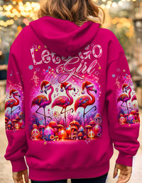 LET'S GO GIRLS FLAMINGO CHRISTMAS ALL OVER PRINT - TYQY0711234