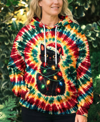 GROOVY BLACK CAT CHRISTMAS ALL OVER PRINT - YHHG0710262