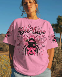 BEE-LIEVE BREAST CANCER AWARENESS  ALL OVER PRINT  - TLNZ0808252