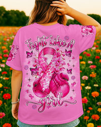 FIGHT LIKE A GIRL BREAST CANCER ALL OVER PRINT  - TLNZ0608252