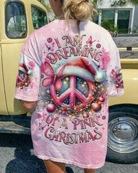 PINK CHRISTMAS PEACE ALL OVER PRINT - TLNZ3110232