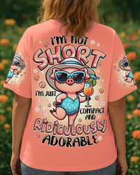 I'M NOT SHORT PIG HIPPIE ALL OVER PRINT - TYQY1508253