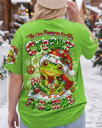 ’TIS THE SEASON TO BE CROAKY FROGMAS CHRISTMAS ALL OVER PRINT - TYQY1510262