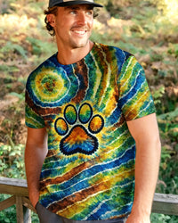 PAW PRINT VINTAGE SWIRL ALL OVER PRINT - TLHG1303263