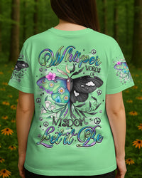 WHISPER WORDS OF WISDOM LET IT BE BUTTERFLY ALL OVER PRINT - TYQY0508252