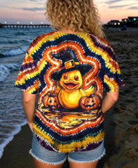 RUBBER DUCK HALLOWEEN SWIRL ALL OVER PRINT   - TLHG1609264