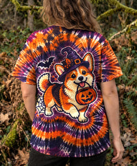 CORGI DOG HALLOWEEN BURST ALL OVER PRINT   - TLHG1709261