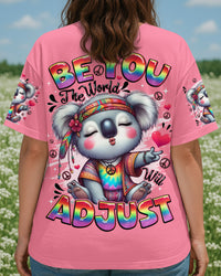 BE YOU THE WORLD WILL ADJUST KOALA ALL OVER PRINT - TYQY0609251