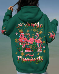 LET'S JINGLE AND FLAMINGLE CHRISTMAS ALL OVER PRINT - YHHG0311252