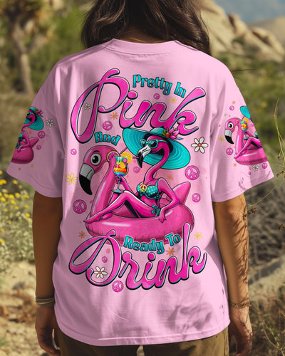 PRETTY IN PINK FLAMINGO ALL OVER PRINT - TYQY1803253