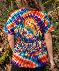 SAGITTARIUS BORN TO WANDER SUNSET BURST ALL OVER PRINT - YHHG0810262