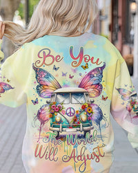 BE YOU THE WORLD WILL ADJUST ALL OVER PRINT - TLNZ1611234