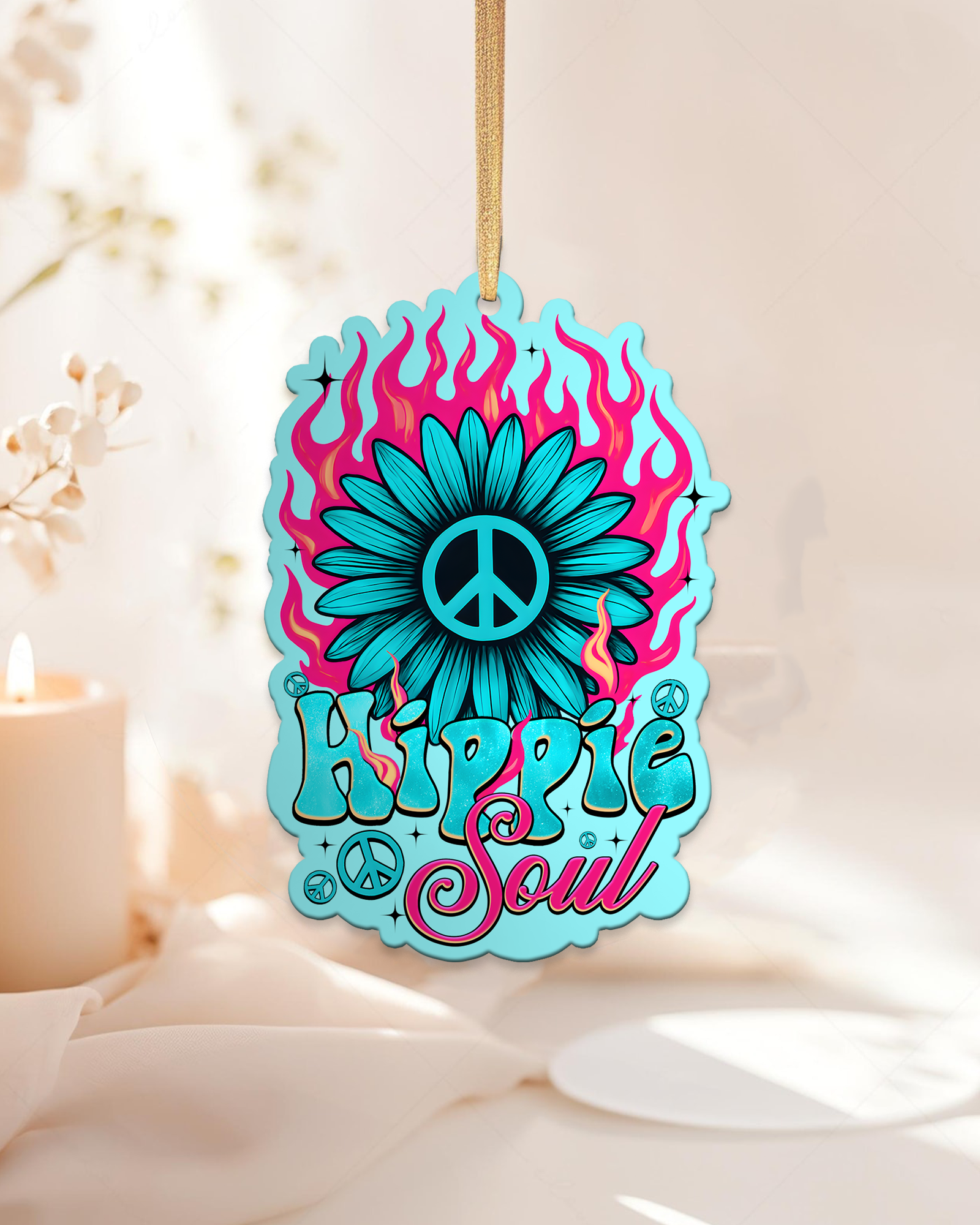 HIPPIE SOUL FLOWER ORNAMENT & KEYCHAIN - TYQY2208255