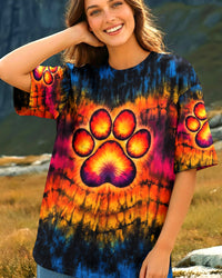 PAW PRINT SWIRL ALL OVER PRINT - TLHG0203263
