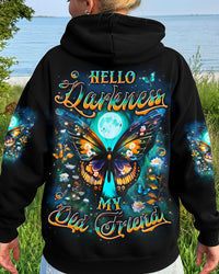 HELLO DARKNESS MY OLD FRIEND BUTTERFLY ALL OVER PRINT - YHLN0610253