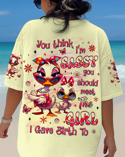 YOU SHOULD MEET THE GIRL DUCK ALL OVER PRINT - YHHG2808251