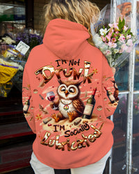 I'M SOCIALLY LUBRICATED OWL ALL OVER PRINT - YHHG1909252
