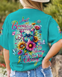 JUST BREATHE BUTTERFLY ALL OVER PRINT  - TYQY3110234
