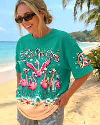 LET'S GO GIRLS FLAMINGO BEACH ALL OVER PRINT  - TLHG2804263