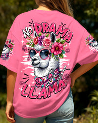 NO DRAMA JUST LLAMA ALL OVER PRINT - TY1610251