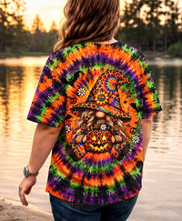 GNOME WITCH LEOPARD HALLOWEEN SWIRL ALL OVER PRINT - YHHG2209265