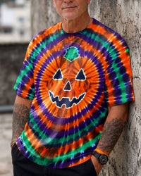 HALLOWEEN PUMPKIN SWIRL ALL OVER PRINT - TYLN2506265