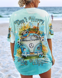 DON'T WORRY BE HIPPIE ALL OVER PRINT - TLNZ2508231